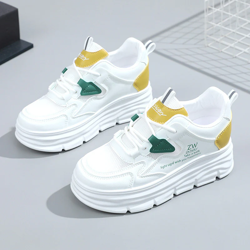 Damen Sportliche Sneaker mit hochgezogenem Design Heidi Mode - Image 2