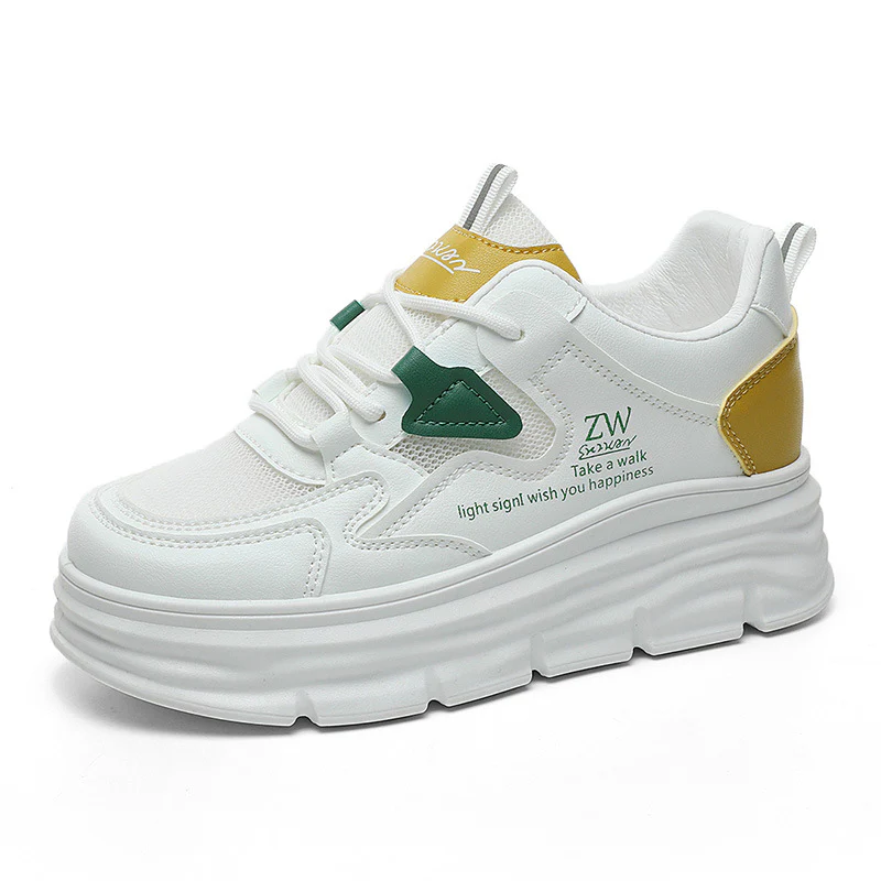 Damen Sportliche Sneaker mit hochgezogenem Design Heidi Mode - Image 5