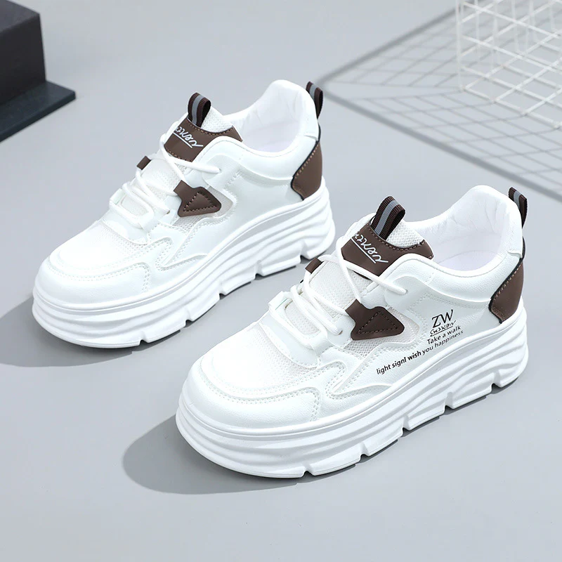 Damen Sportliche Sneaker mit hochgezogenem Design Heidi Mode - Image 6