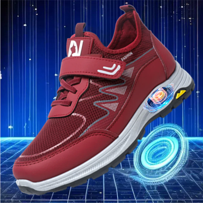 Damen Sportliche Sneaker mit innovativem Klettverschluss und atmungsaktiver Mesh-Oberfläche Heidi Mode - Image 6