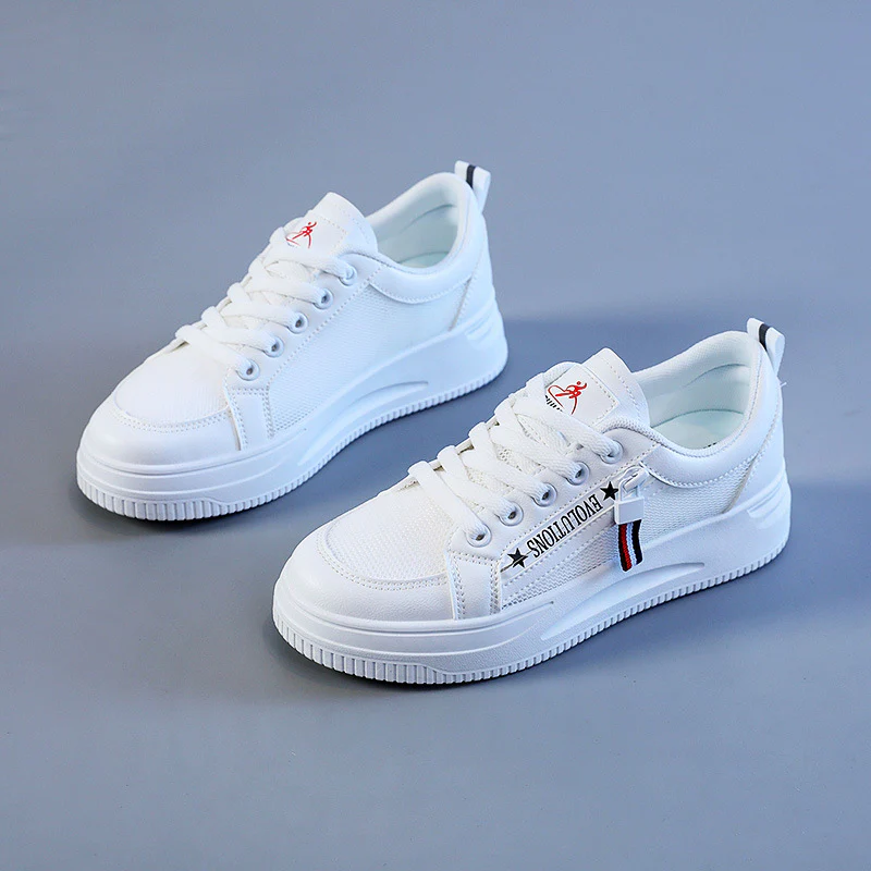 Damen Sportliche Sneaker mit innovativem Obermaterial und modischem Zipperdesign Heidi Mode - Image 2