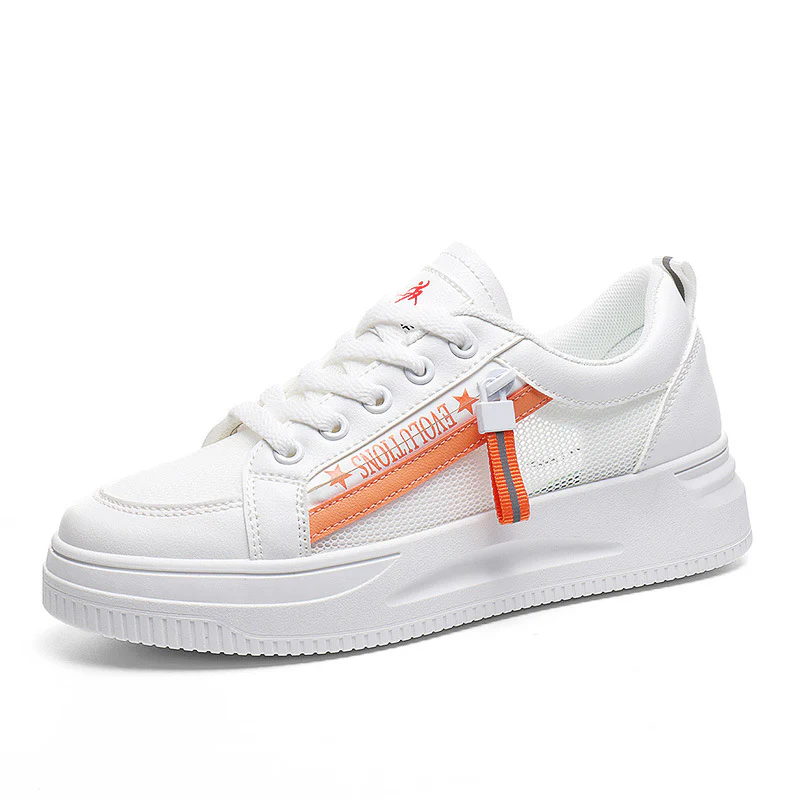 Damen Sportliche Sneaker mit innovativem Obermaterial und modischem Zipperdesign Heidi Mode - Image 5