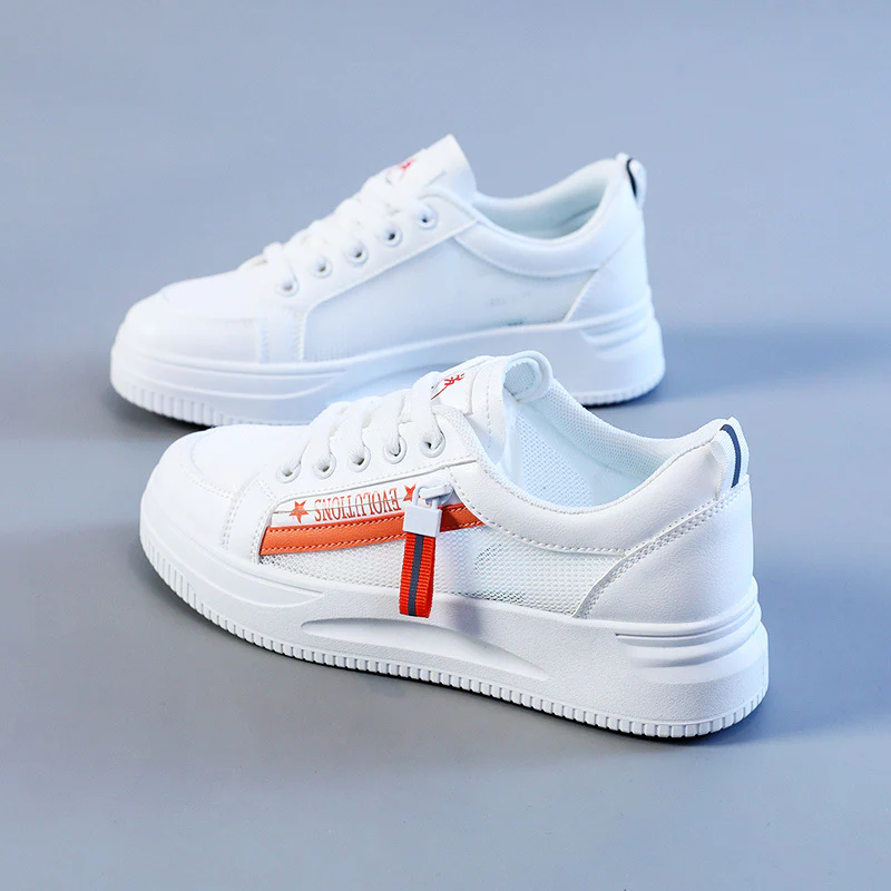 Damen Sportliche Sneaker mit innovativem Obermaterial und modischem Zipperdesign Heidi Mode - Image 8