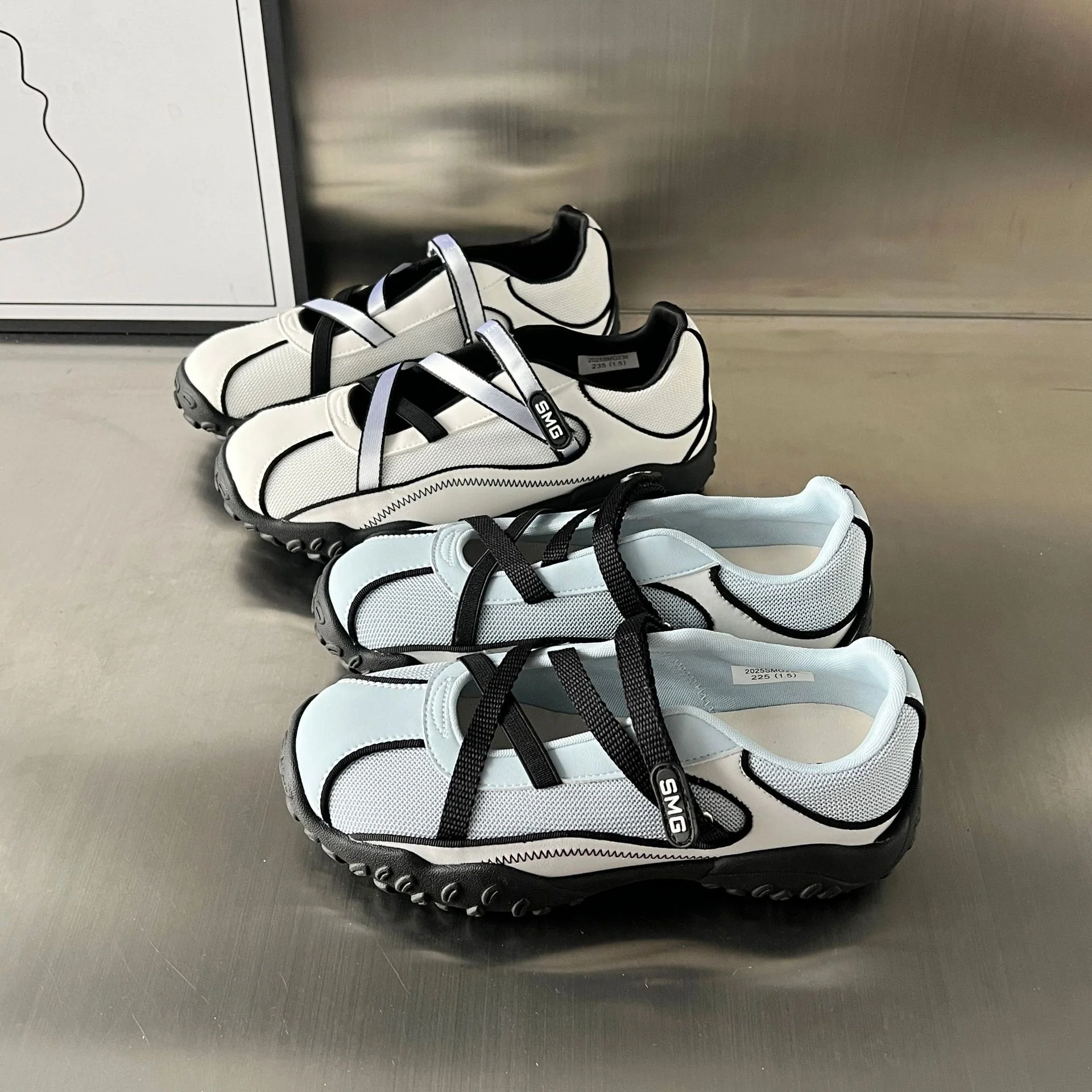 Damen Sportliche Sneaker mit innovativem Riemenverschluss und rutschfester Sohle Heidi Mode - Image 3