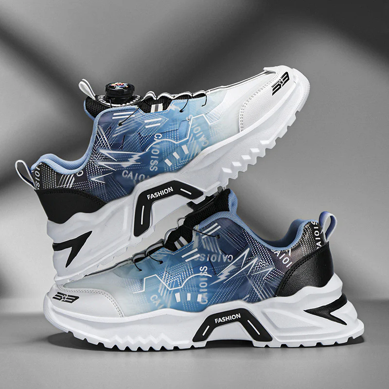 Damen Sportliche Sneaker mit innovativem Schnürsystem und atmungsaktiver Mesh-Oberfläche Heidi Mode - Image 2