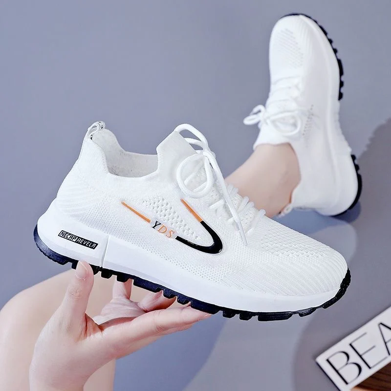 Damen Sportliche Sneaker mit innovativem Strickdesign und rutschfester Sohle Heidi Mode - Image 6