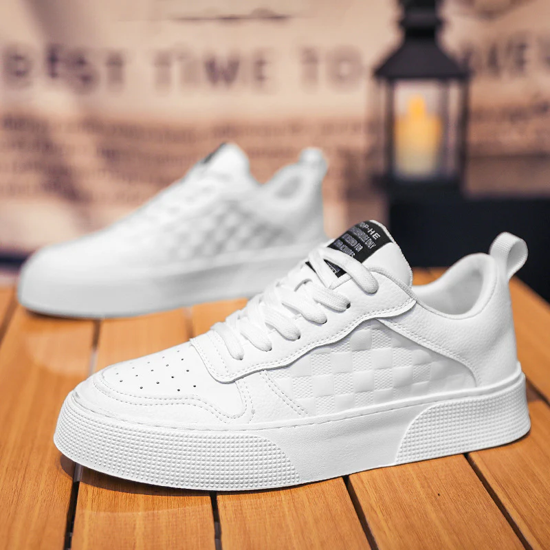 Damen Sportliche Sneaker mit Karomuster Heidi Mode - Image 4
