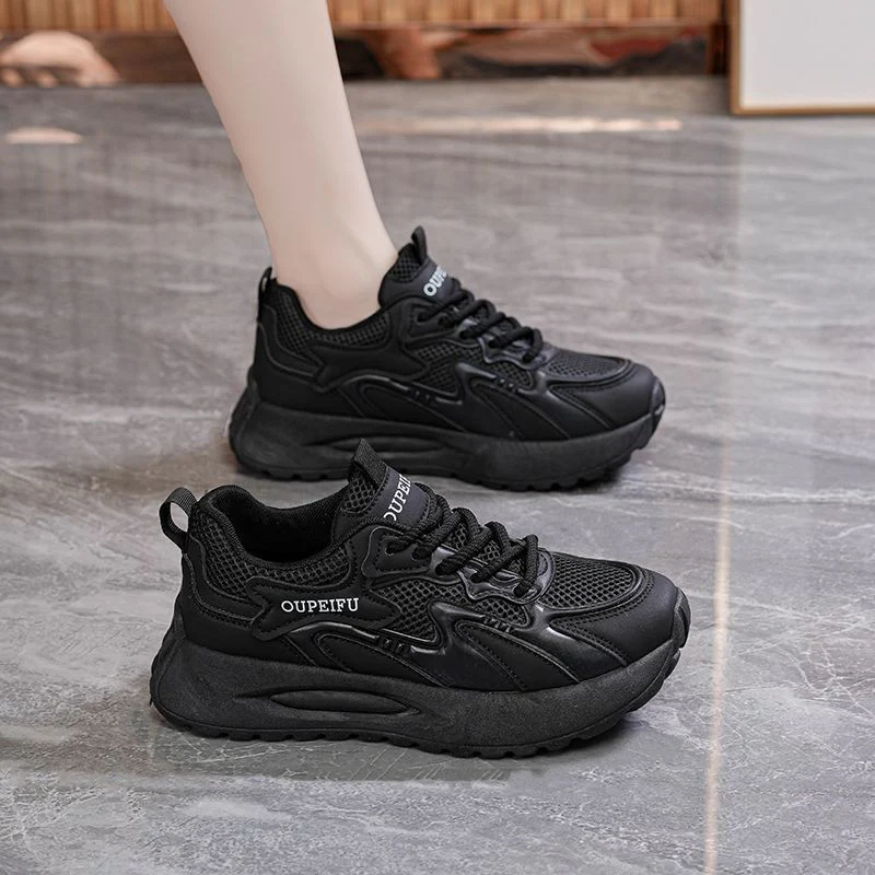 Damen Sportliche Sneaker mit modernem Design und atmungsaktiver Mesh-Oberfläche Heidi Mode - Image 2