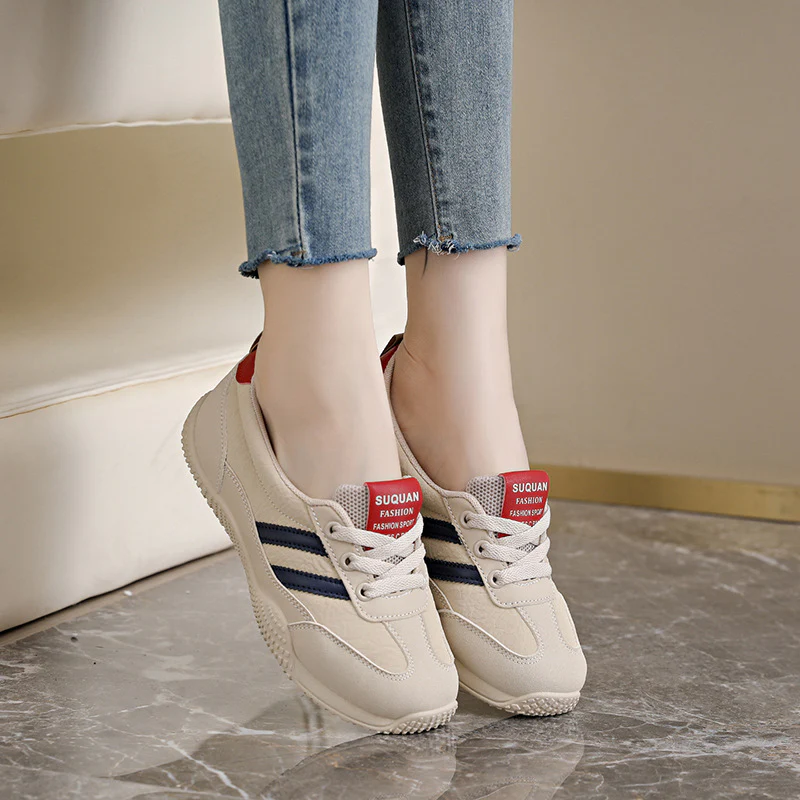 Damen Sportliche Sneaker mit modernem Design und atmungsaktiver Oberflächenstruktur Heidi Mode - Image 4