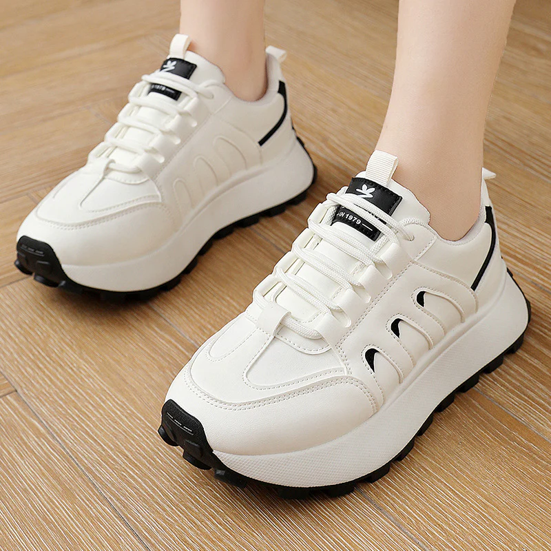 Damen Sportliche Sneaker mit modernem Design und dämpfender Laufsohle Heidi Mode - Image 3