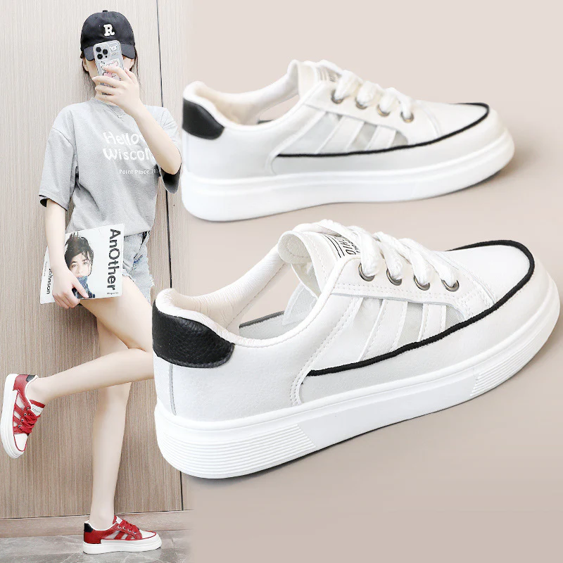 Damen Sportliche Sneaker mit modischem Design und atmungsaktiver Oberflächenstruktur Heidi Mode - Image 2
