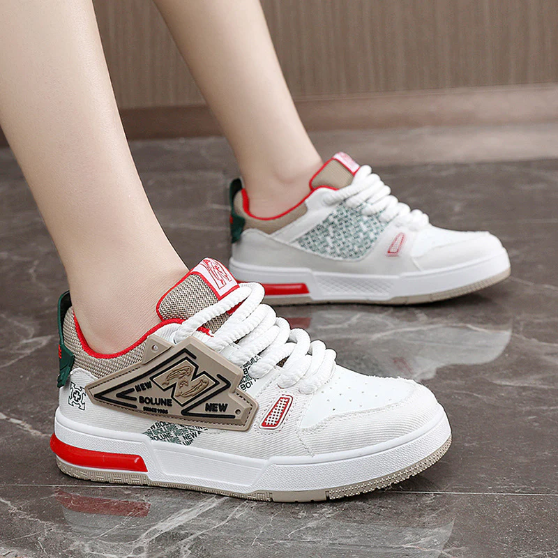 Damen Sportliche Sneaker mit modischem Design und atmungsaktiver Obermaterialstruktur Heidi Mode - Image 4