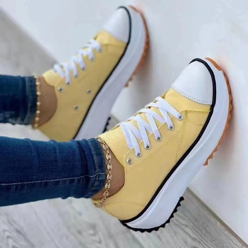 Damen Sportliche Sneaker mit modischem Obermaterial und rutschfester Sohle Heidi Mode - Image 4