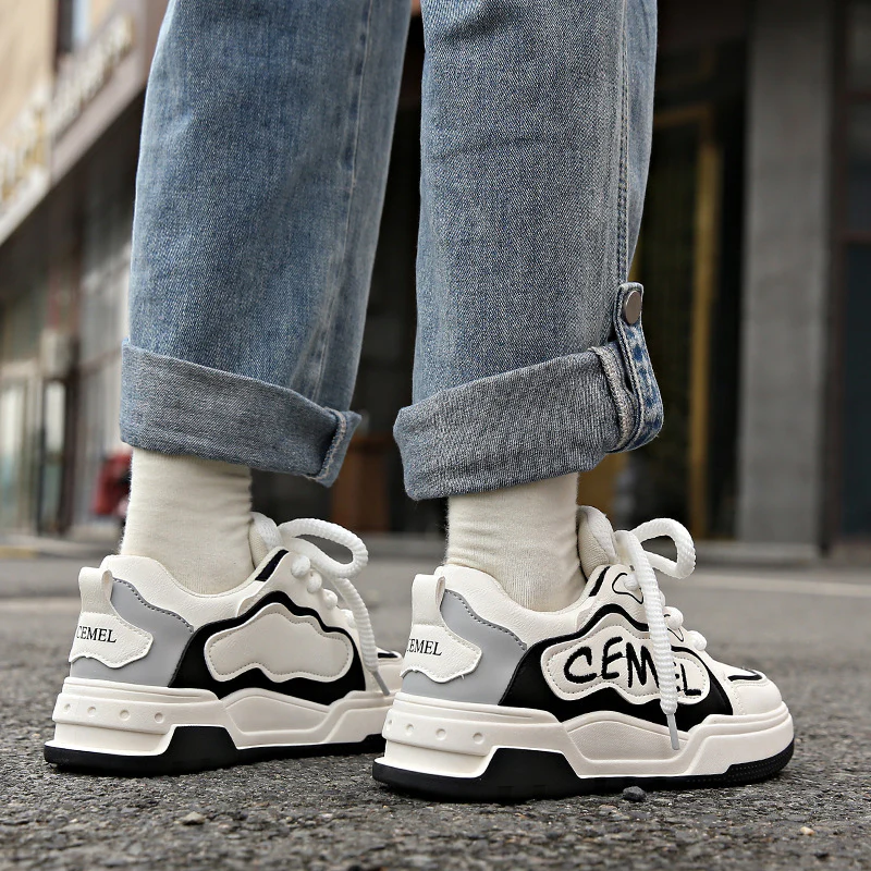 Damen sportliche Sneaker mit modischem Statement-Design und dämpfender Sohle Heidi Mode - Image 4