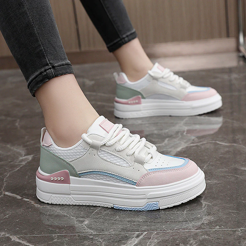 Damen sportliche Sneaker mit modischen Akzenten und dämpfendem Sohlenprofil Heidi Mode - Image 3