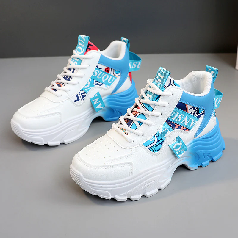 Damen Sportliche Sneaker mit modischen Designelementen und dämpfender Laufsohle Heidi Mode - Image 6