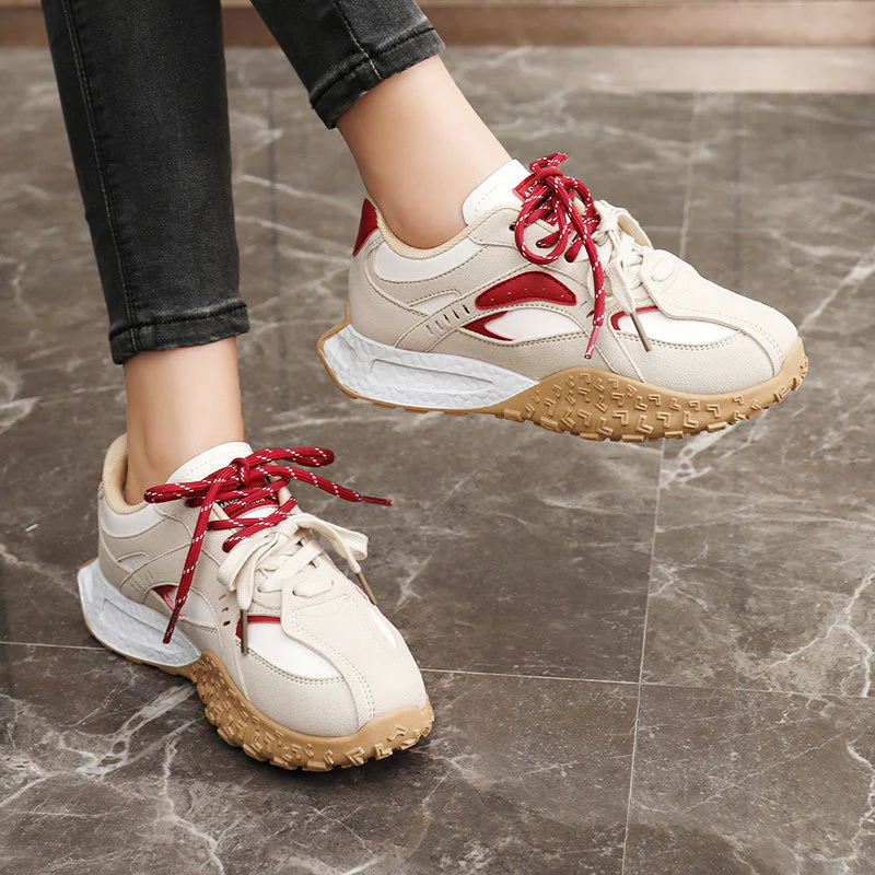 Damen Sportliche Sneaker mit niedrigem Profil und rutschfester Sohle Heidi Mode - Image 3