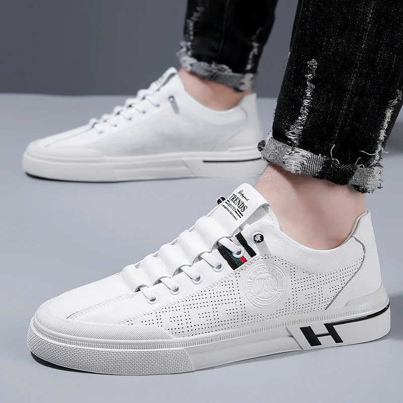 Damen Sportliche Sneaker mit perforiertem Obermaterial und modischem Design Heidi Mode - Image 3