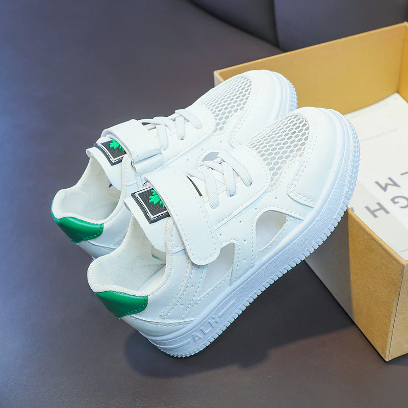 Damen sportliche Sneaker mit praktischem Klettverschluss und atmungsaktiver Mesh-Oberfläche Heidi Mode - Image 3
