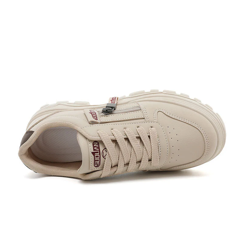 Damen Sportliche Sneaker mit praktischem Reißverschluss und rutschfester Sohle Heidi Mode - Image 2