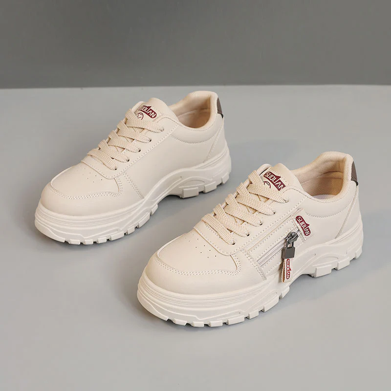 Damen Sportliche Sneaker mit praktischem Reißverschluss und rutschfester Sohle Heidi Mode - Image 6