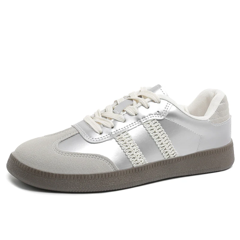 Damen Sportliche Sneaker mit reflektierendem Obermaterial und gepolsterter Innensohle Heidi Mode - Image 5