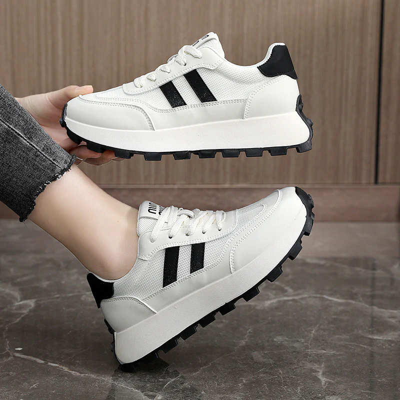 Damen Sportliche Sneaker mit rutschfester Laufsohle und atmungsaktivem Obermaterial Heidi Mode - Image 4