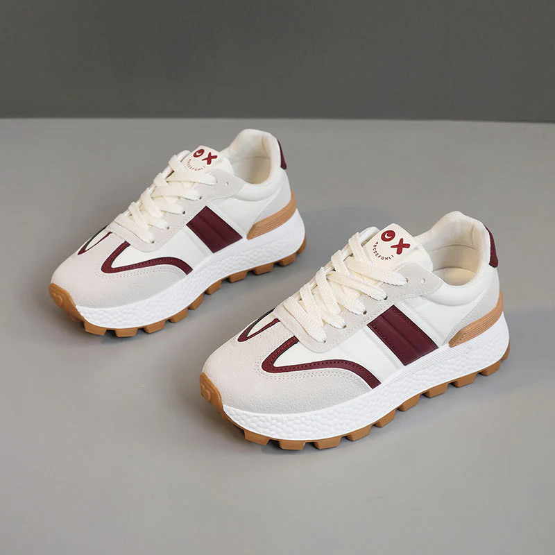 Damen Sportliche Sneaker mit rutschfester Sohle und stilvollen Akzenten Heidi Mode - Image 2