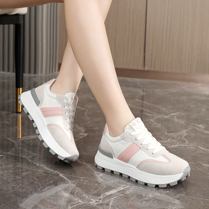 Damen Sportliche Sneaker mit rutschfester Sohle und stilvollen Akzenten Heidi Mode - Image 3