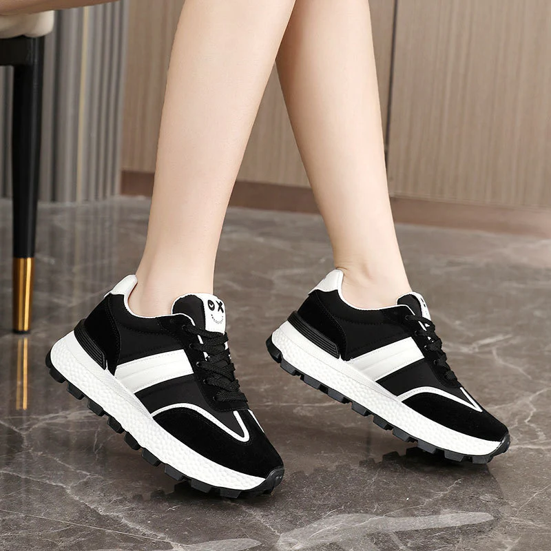 Damen Sportliche Sneaker mit rutschfester Sohle und stilvollen Akzenten Heidi Mode - Image 4