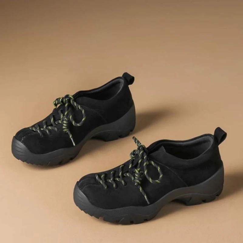 Damen Sportliche Sneaker mit samtiger Wildlederoberfläche und rutschfester Sohle Heidi Mode - Image 6