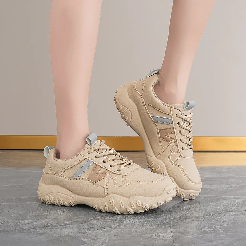 Damen Sportliche Sneaker mit schockabsorbierender Sohle und atmungsaktiver Obermaterialstruktur Heidi Mode - Image 3
