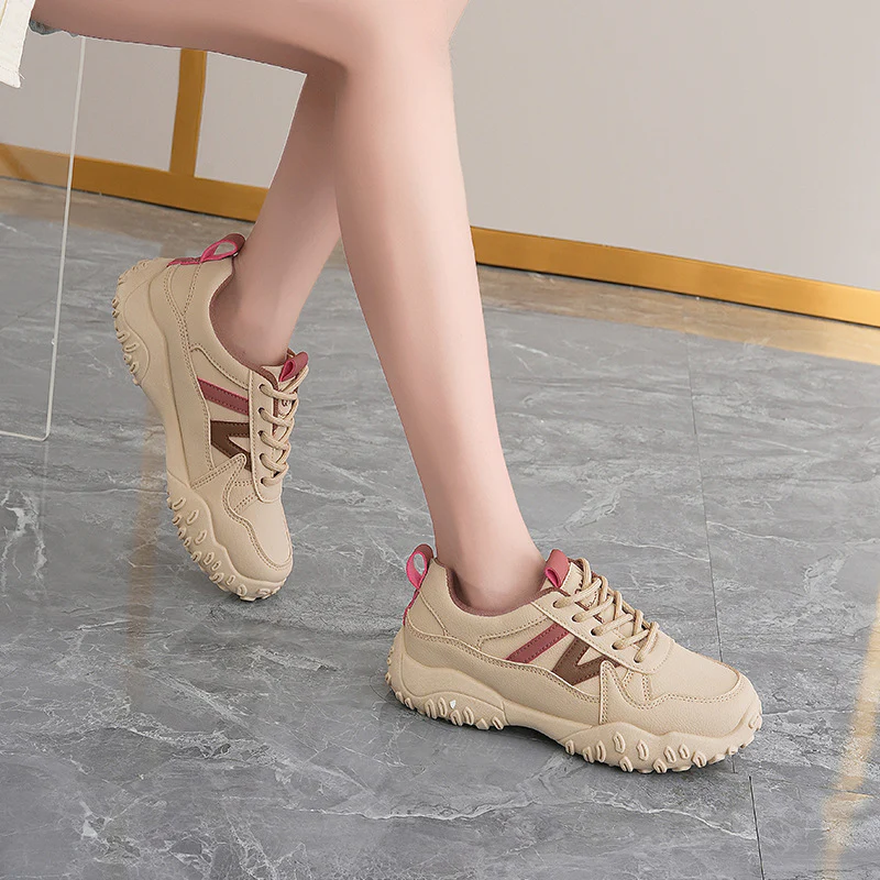 Damen Sportliche Sneaker mit schockabsorbierender Sohle und atmungsaktiver Obermaterialstruktur Heidi Mode - Image 4
