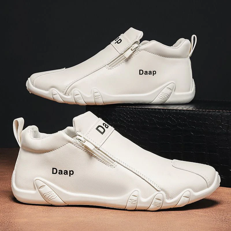 Damen Sportliche Sneaker mit seitlichem Reißverschluss und rutschfester Sohle Heidi Mode - Image 3