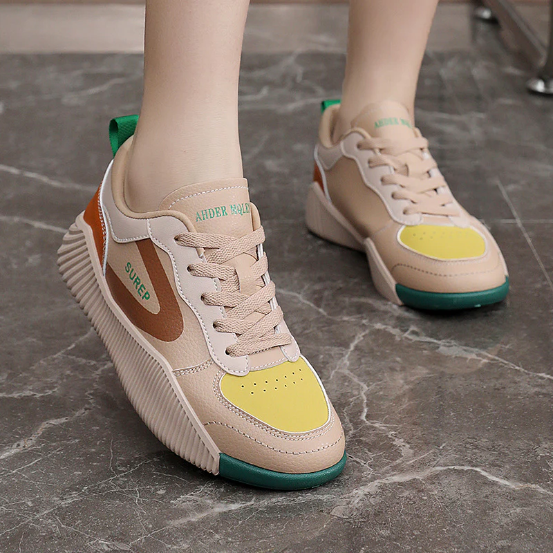 Damen sportliche Sneaker mit stabiler Sohle und atmungsaktiver Oberflächenstruktur Heidi Mode - Image 3