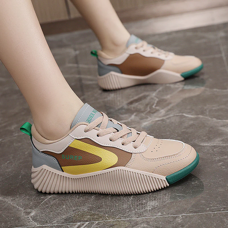 Damen sportliche Sneaker mit stabiler Sohle und atmungsaktiver Oberflächenstruktur Heidi Mode - Image 4