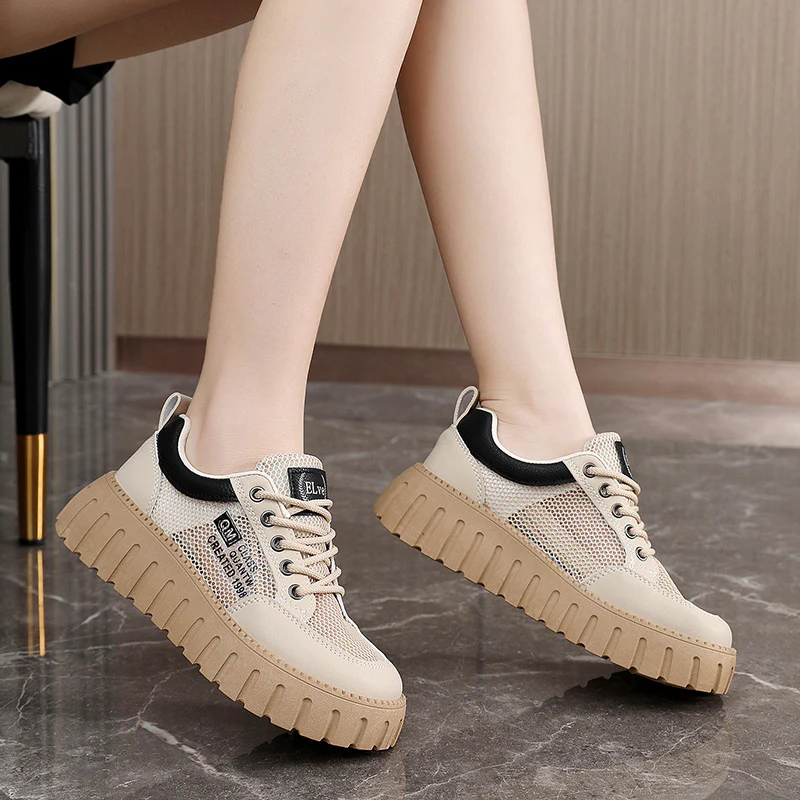Damen Sportliche Sneaker mit strategischer Dämpfung und ergonomischem Design Heidi Mode - Image 3