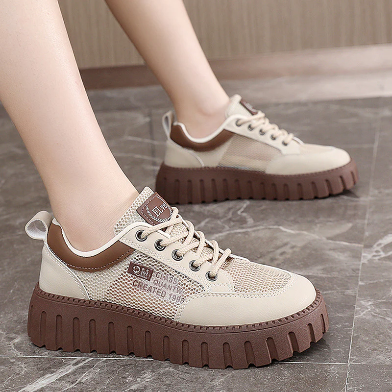 Damen Sportliche Sneaker mit strategischer Dämpfung und ergonomischem Design Heidi Mode - Image 4