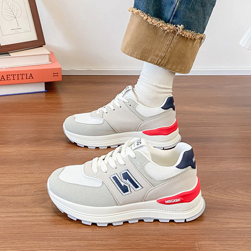 Damen Sportliche Sneaker mit strickbarem Kragen und bequemer Dämpfung Heidi Mode - Image 4