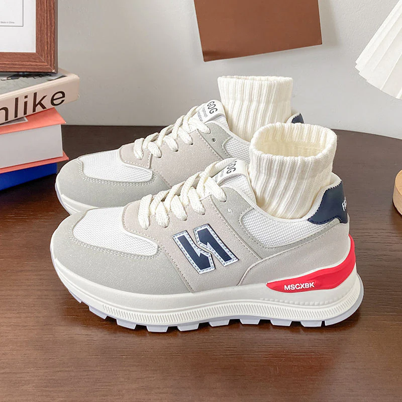 Damen Sportliche Sneaker mit strickbarem Kragen und bequemer Dämpfung Heidi Mode - Image 6