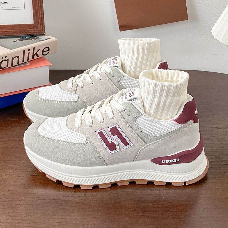 Damen Sportliche Sneaker mit strickbarem Kragen und bequemer Dämpfung Heidi Mode - Image 7