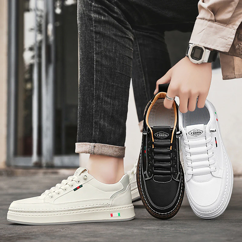 Damen Sportliche Sneaker mit strukturiertem Obermaterial und bequemer Sohle Heidi Mode - Image 4