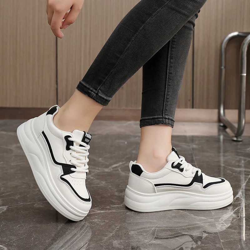 Damen Sportliche Sneaker mit trendiger Plateausohle und ergonomischer Dämpfung Heidi Mode - Image 4