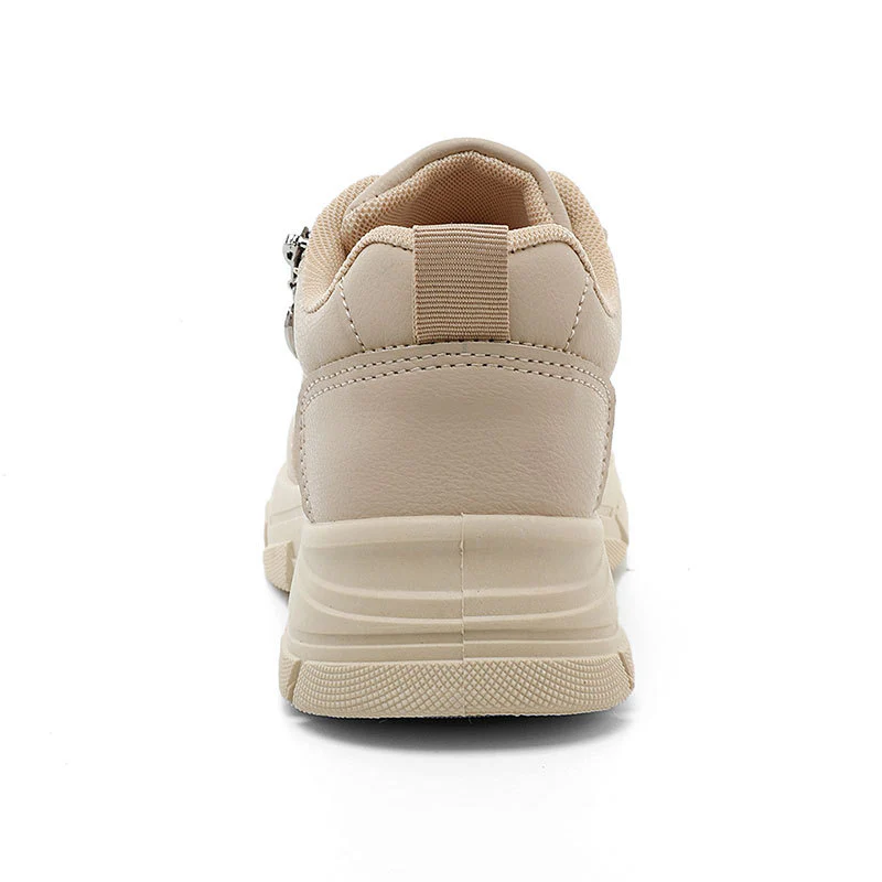 Damen Sportliche Sneaker mit trendiger Reißverschluss-Applikation und komfortabler Sohle Heidi Mode - Image 3