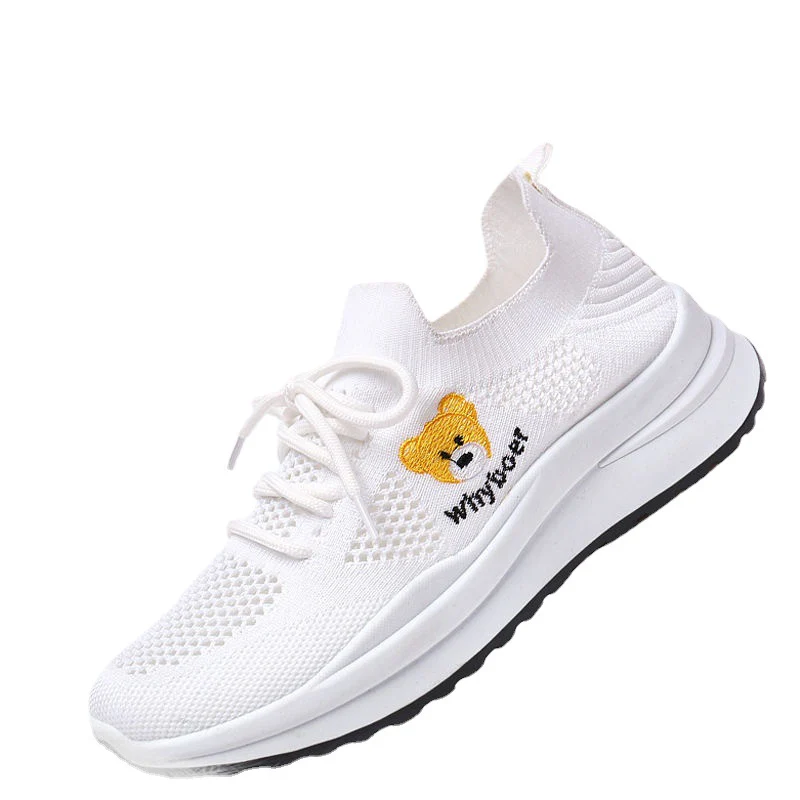Damen Sportliche Sneaker mit verspieltem Bärenmotiv und atmungsaktivem Obermaterial Heidi Mode - Image 5