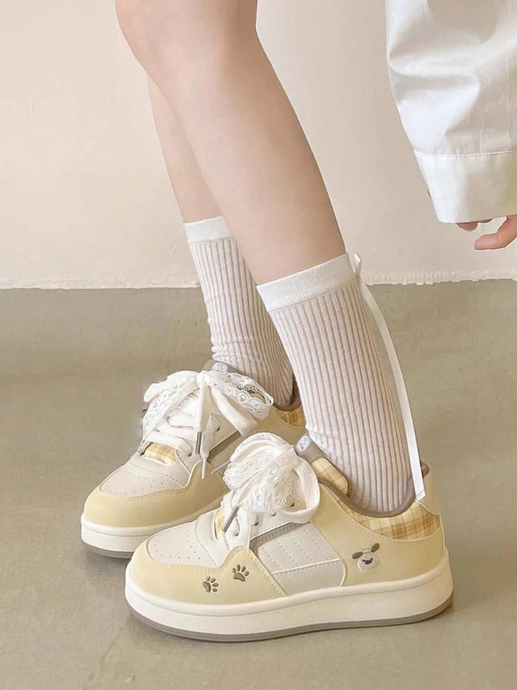 Damen Sportliche Sneaker mit verspieltem Tierdesign Heidi Mode - Image 6
