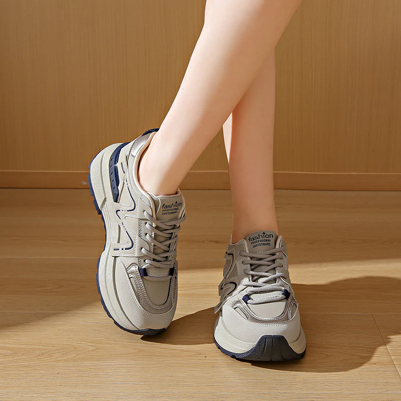 Damen Sportliche Sneaker mit verstärktem Profil und dämpfender Sohle Heidi Mode - Image 4