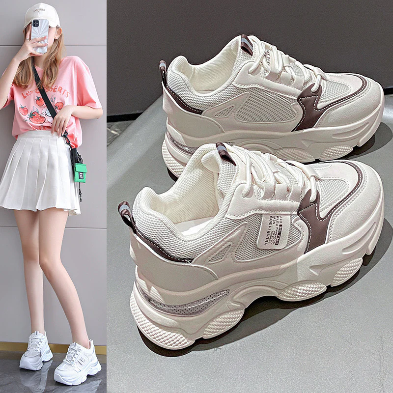 Damen Sportliche Sneaker von Heidi Mode
