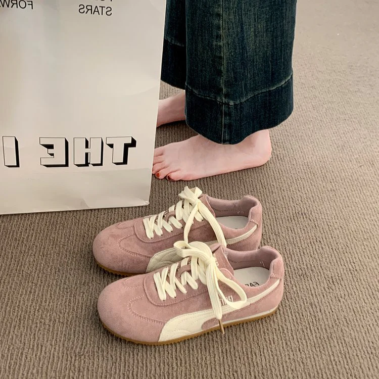 Damen Sportliche Sneakers aus hochwertigem Wildleder mit atmungsaktiver Sohle Heidi Mode - Image 2