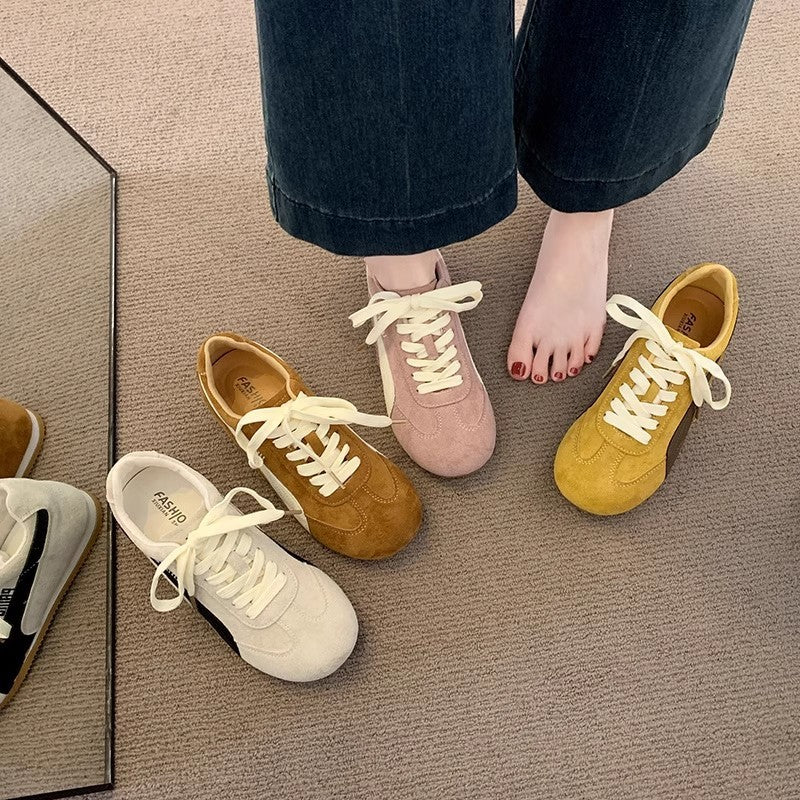 Damen Sportliche Sneakers aus hochwertigem Wildleder mit atmungsaktiver Sohle Heidi Mode - Image 3